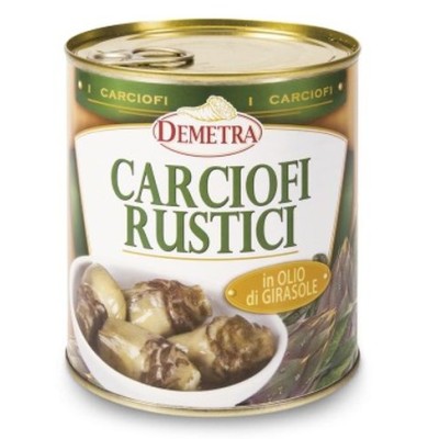 Artichokes Rustici, DEMETRA, 770 g/450g